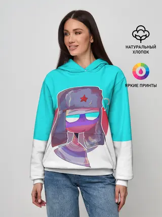 Женское худи / CountryHumans - Россия