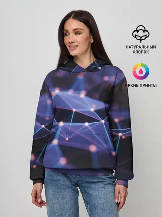 Женское худи / 3D блики