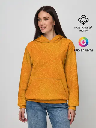 Женское худи / Апельсин