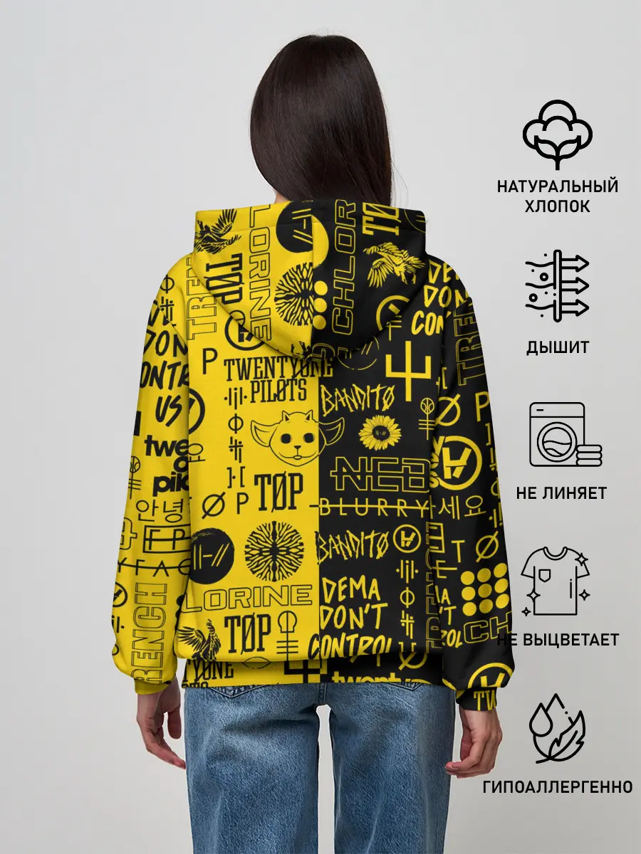 Женское худи / TWENTY ONE PILOTS | 21 PILOTS