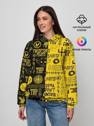 Женское худи / TWENTY ONE PILOTS | 21 PILOTS