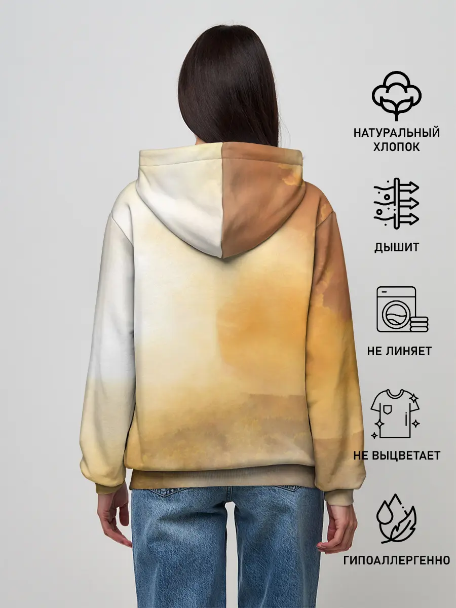 Женское худи / Лисичка в тумане