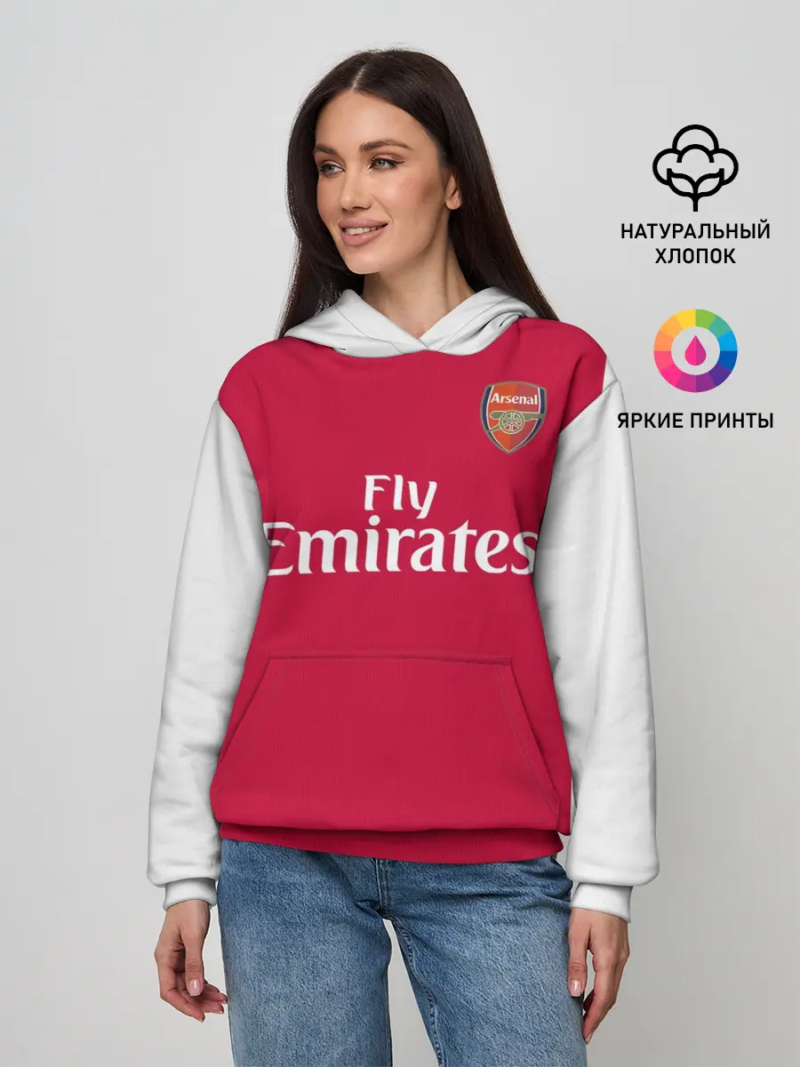 Женское худи / Arsenal home 19-20