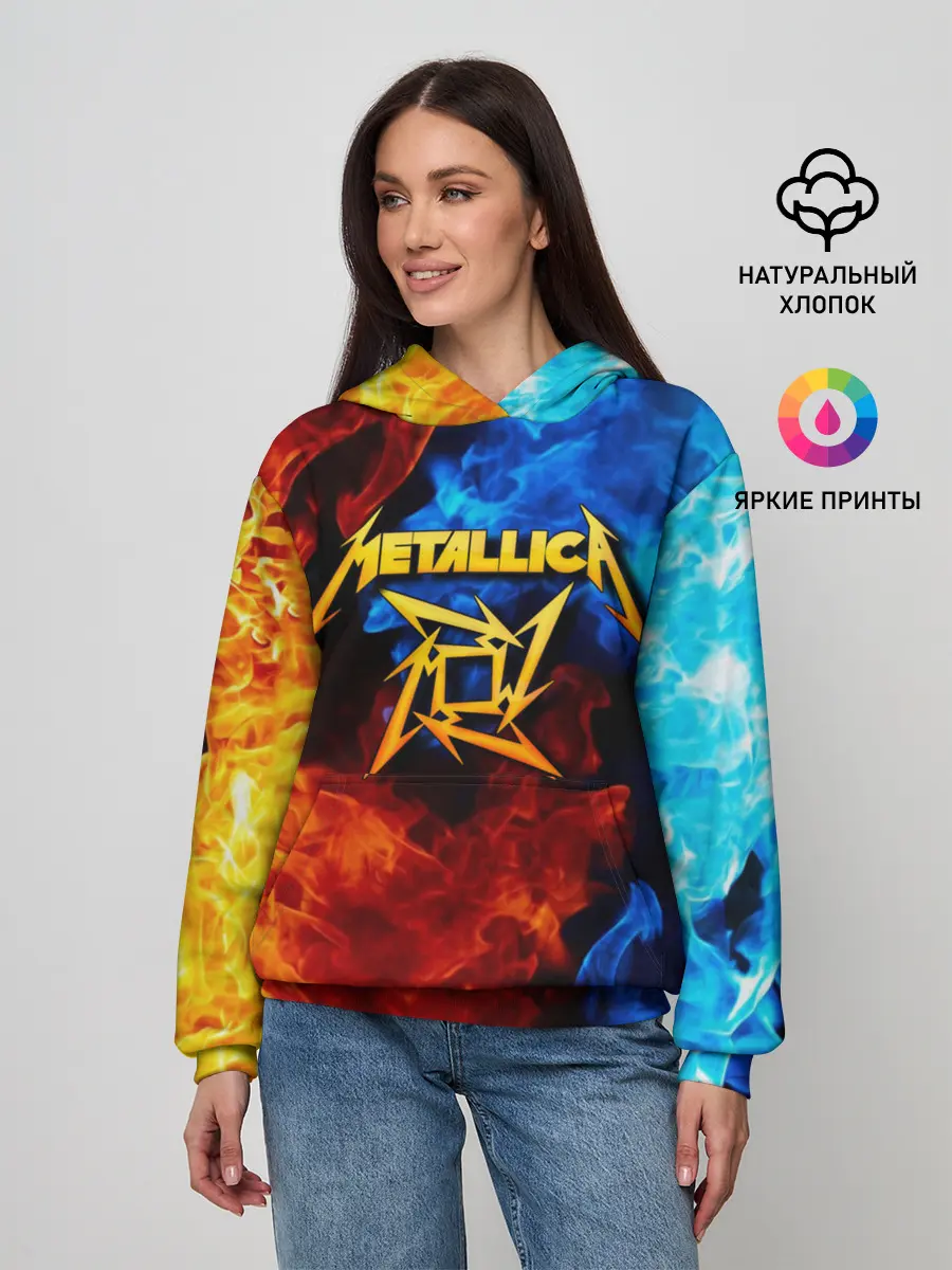 Женское худи / Metallica