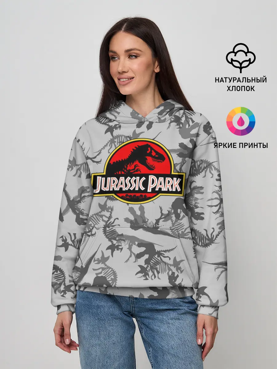 Женское худи / Парк Юрского Периода