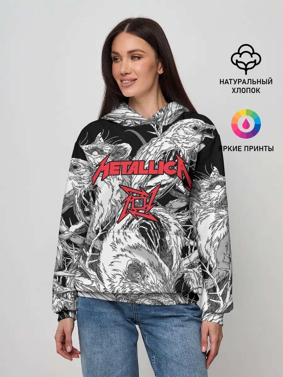 Женское худи / Metallica