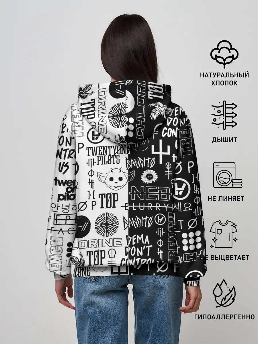 Женское худи / TWENTY ONE PILOTS