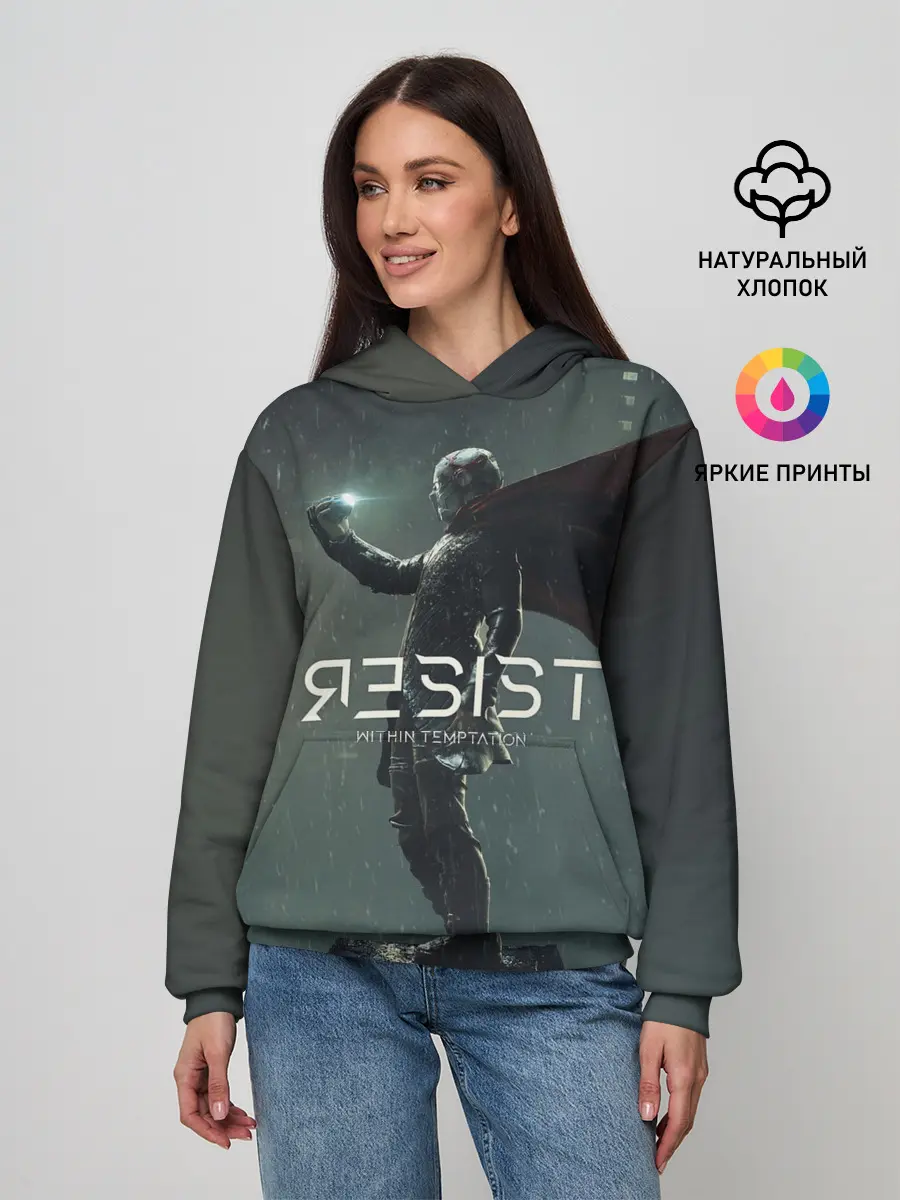 Женское худи / Within Temptation RESIST