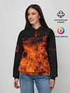 Женское худи / Огонь