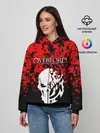 Женское худи / Overlord Skull red