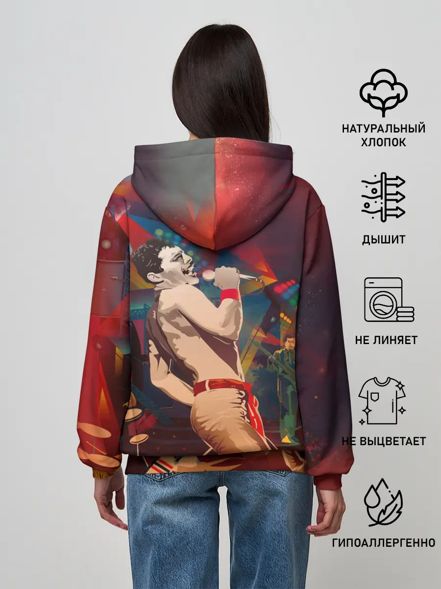 Женское худи / Фредди Меркьюри