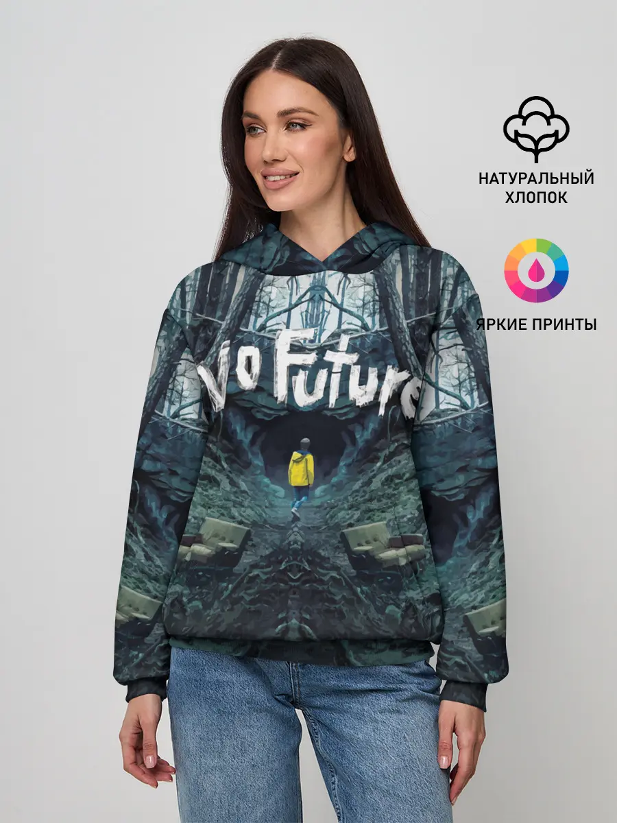 Женское худи / ТЬМА - No Future