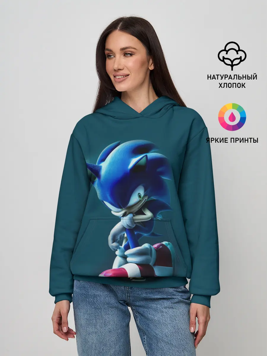 Женское худи / Sonic