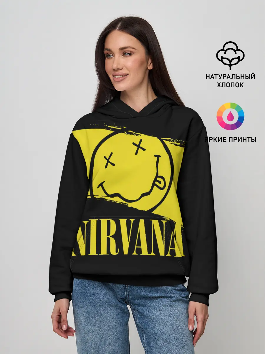 Женское худи / Nirvana