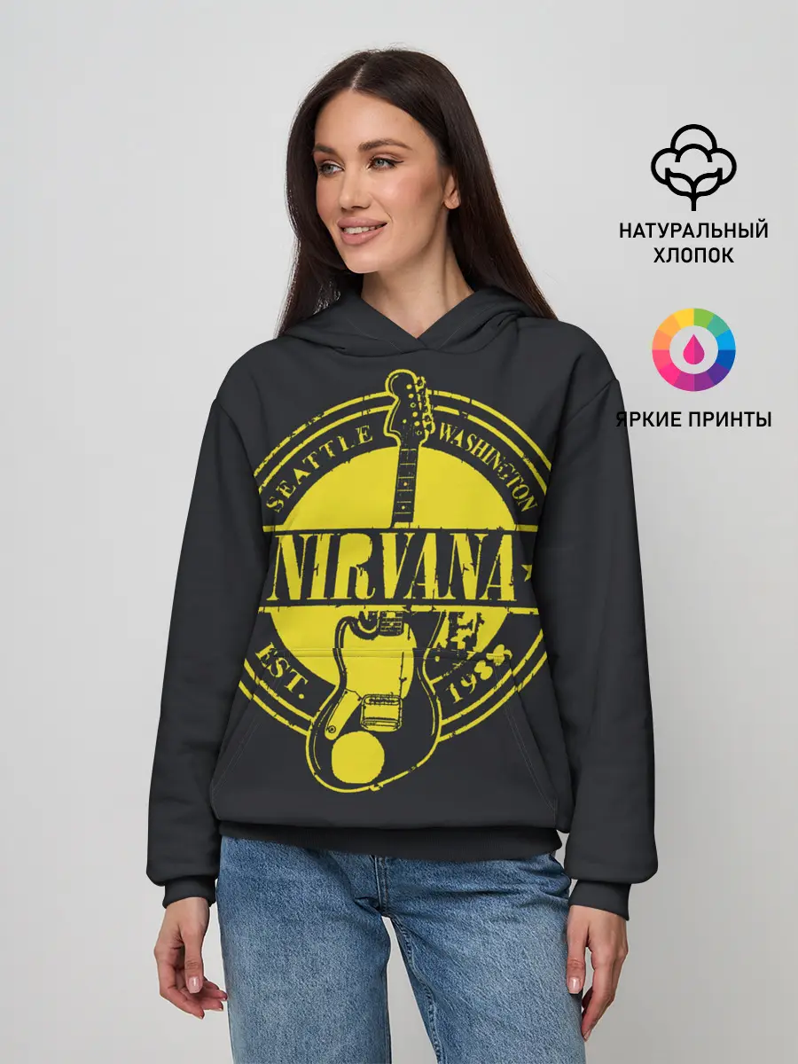 Женское худи / Nirvana