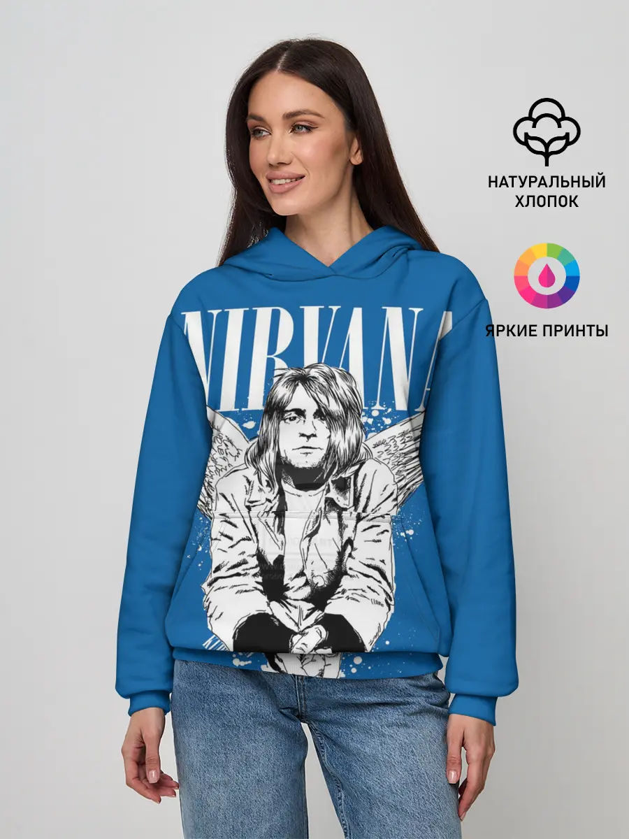 Женское худи / Nirvana