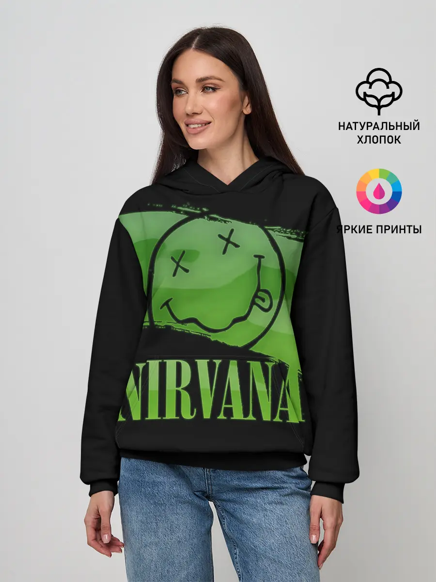 Женское худи / Nirvana