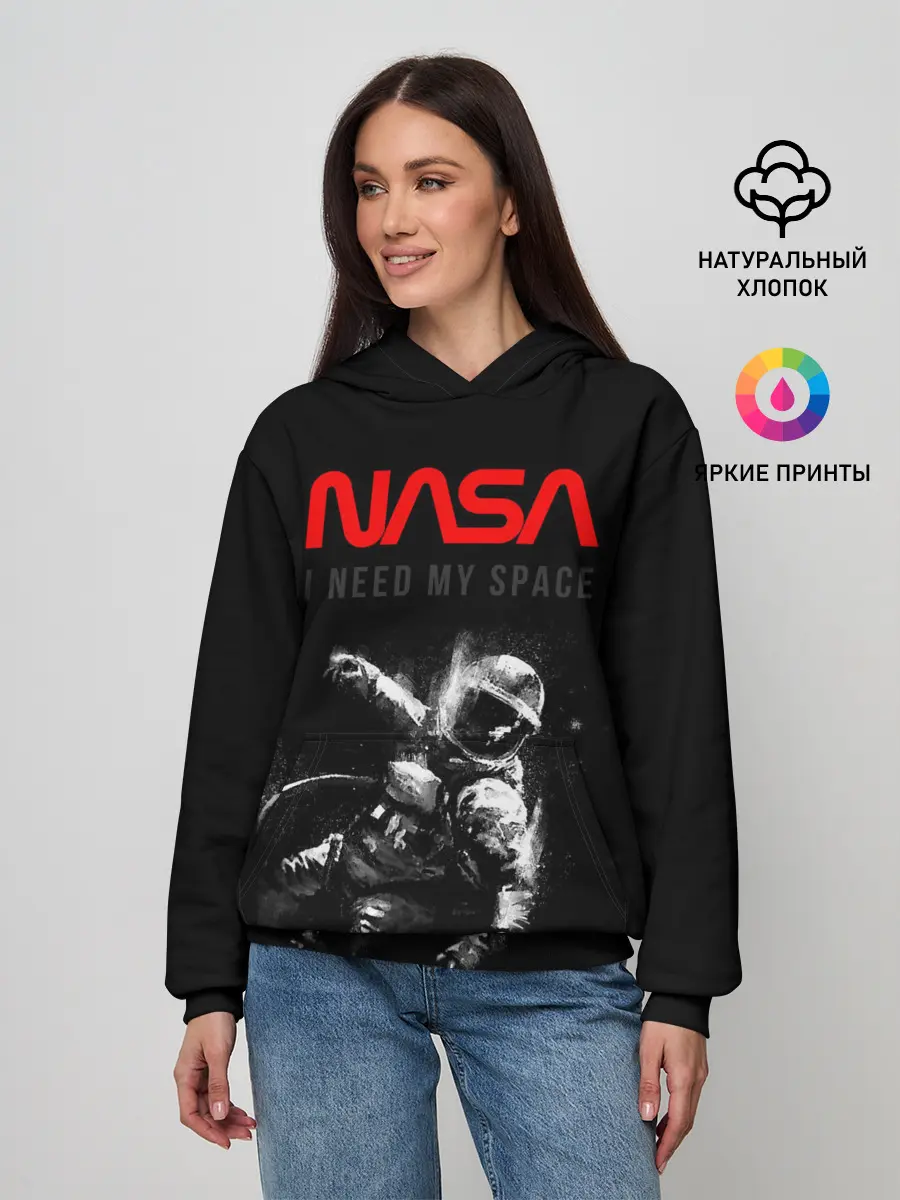 Женское худи / Nasa