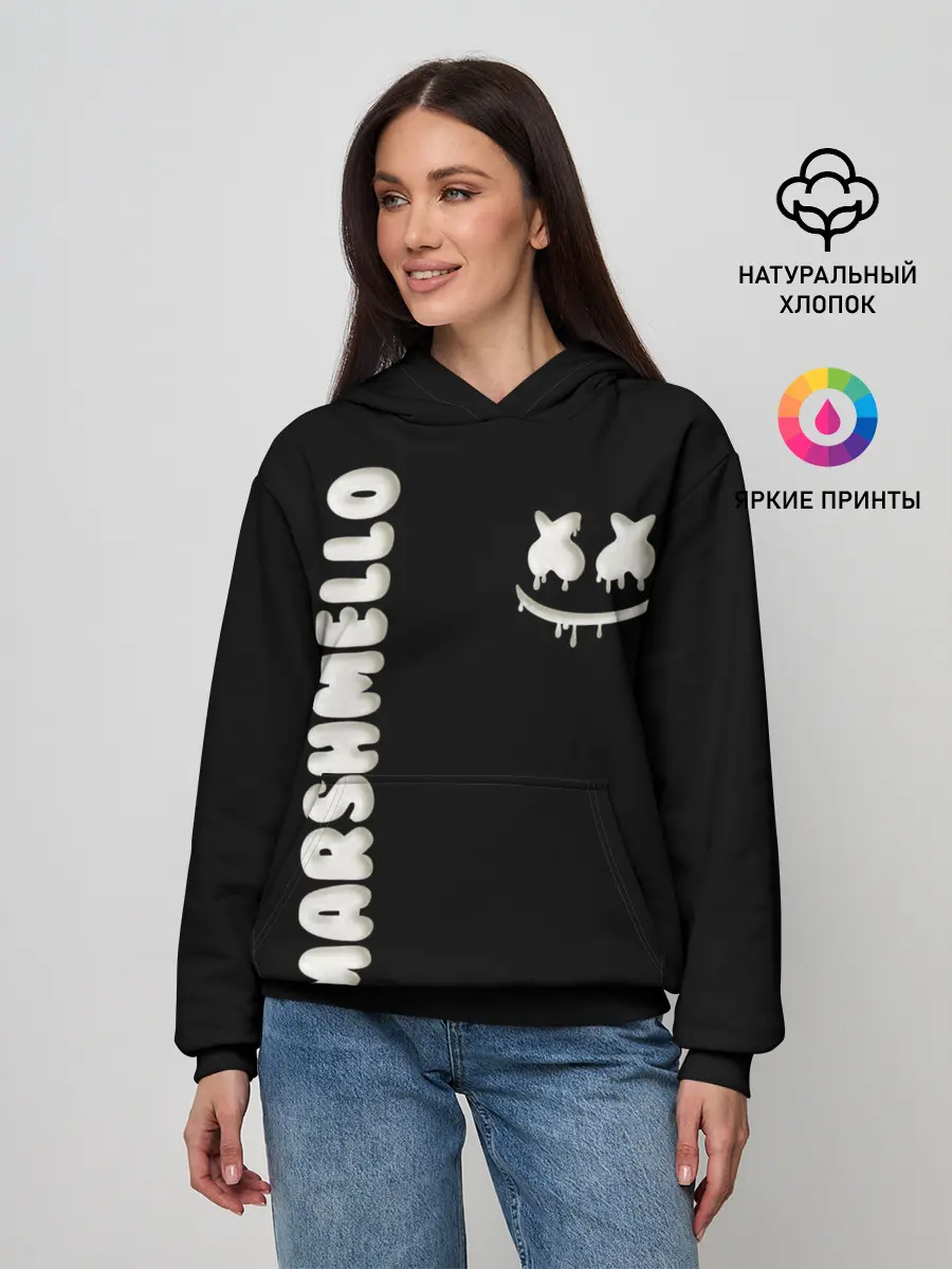Женское худи / РЮКЗАК MARSHMELLO