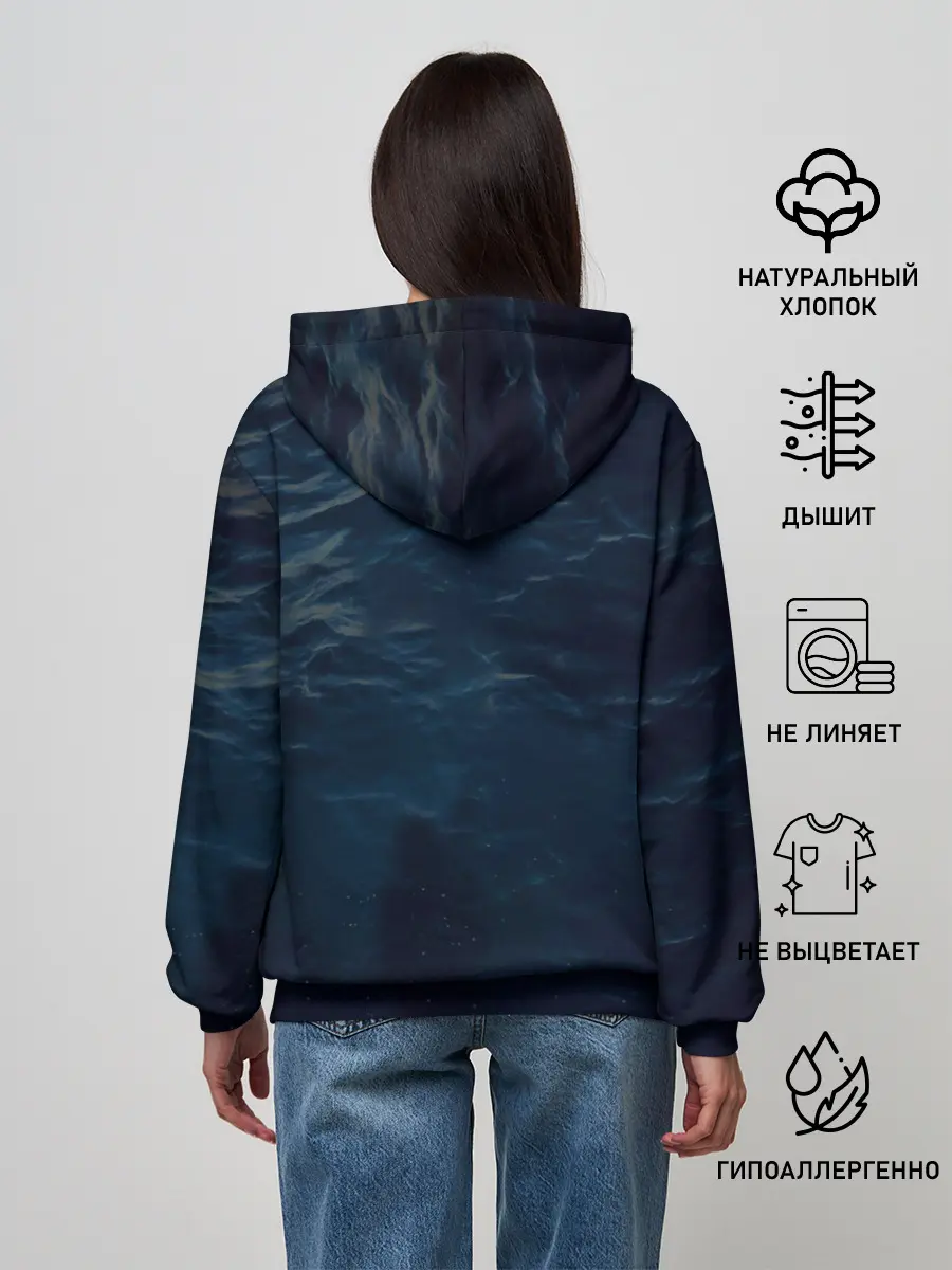 Женское худи / Billie Eilish Ocean Eyes