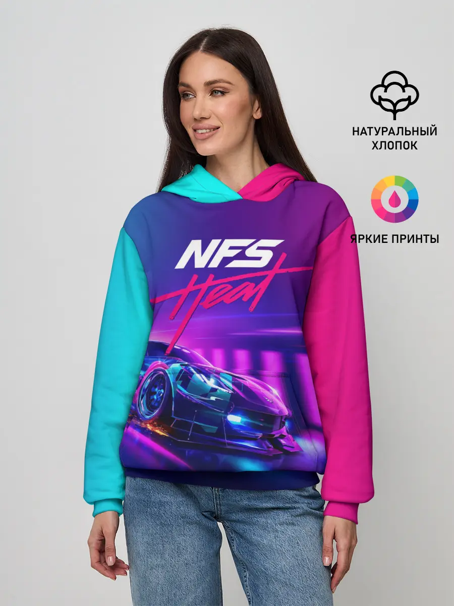Женское худи / NEED FOR SPEED - HEAT