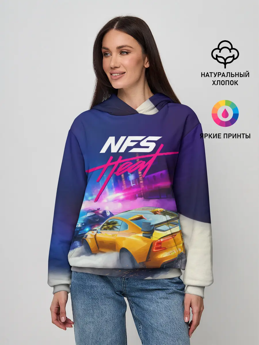 Женское худи / NEED FOR SPEED - HEAT