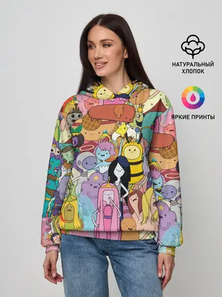 Женское худи / Adventure time