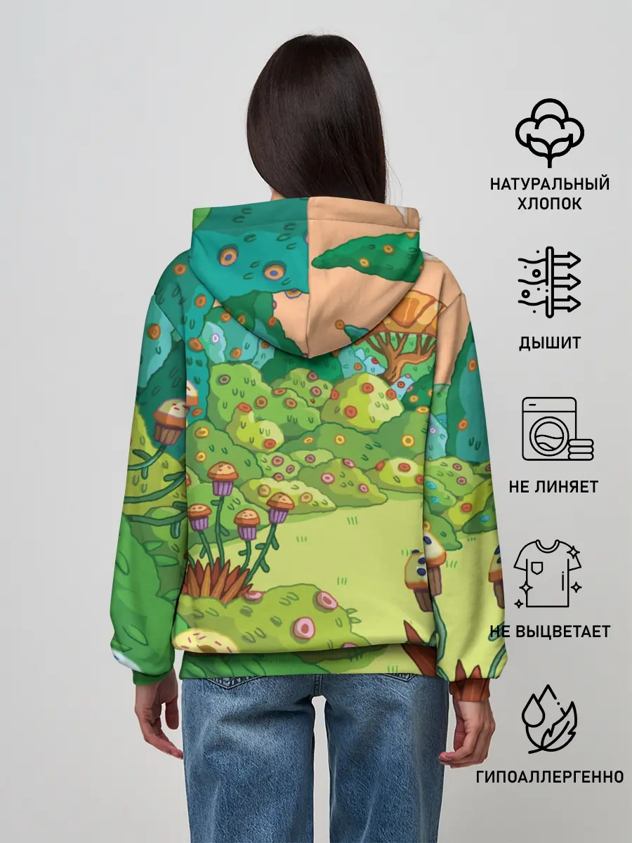 Женское худи / Ливнерог и Джейк