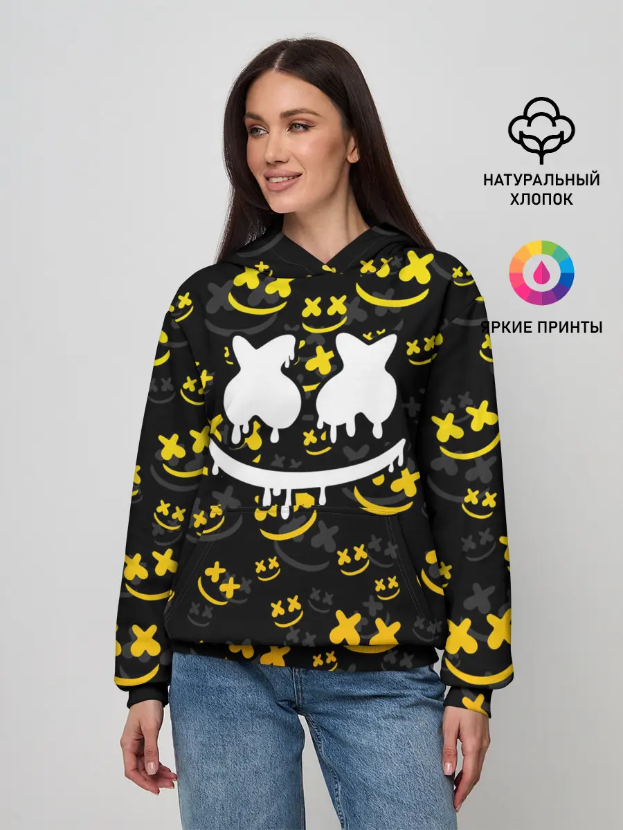 Женское худи / MARSHMELLO