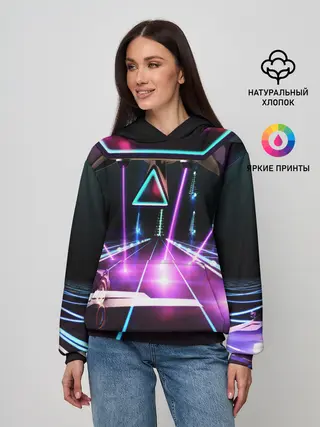 Женское худи / КИБЕРГОРОД