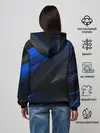 Женское худи / Blue and Black