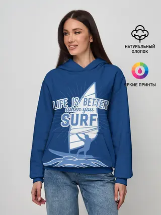 Женское худи / Surf
