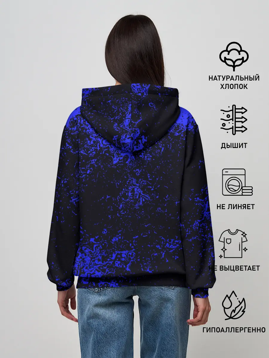 Женское худи / БРЫЗГИ КРАСОК