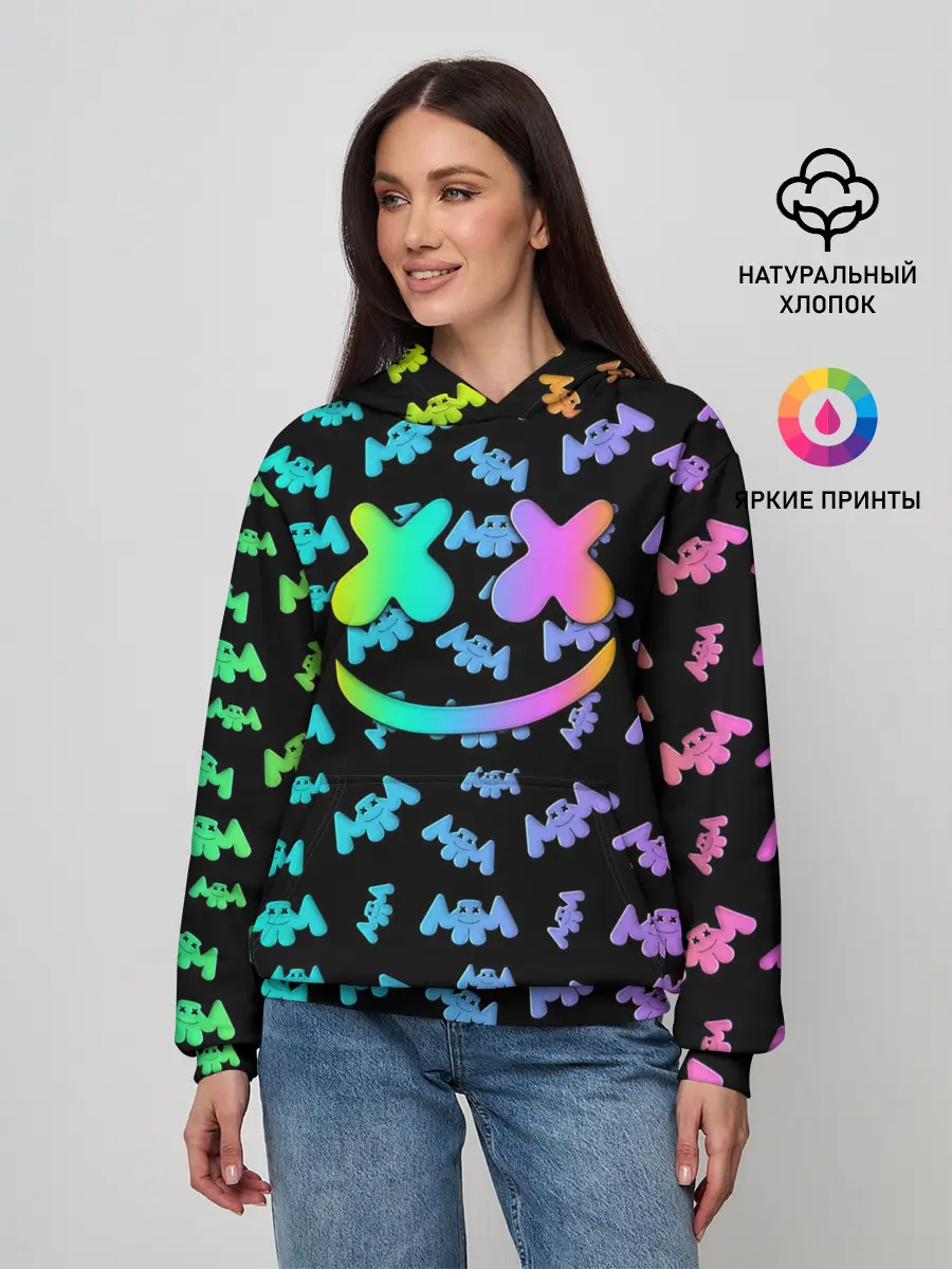 Женское худи / MARSHMELLO