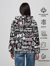 Женское худи / ЛОГОТИПЫ РОК ГРУПП GLITCH