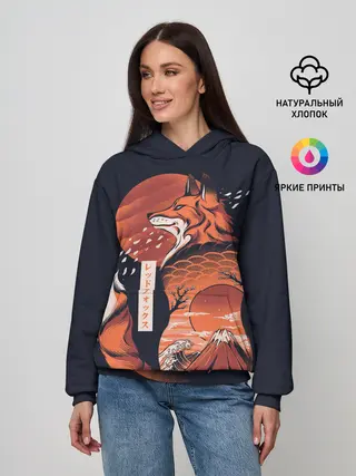 Женское худи / Японская Лиса