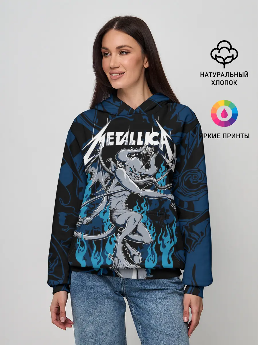 Женское худи / Metallica