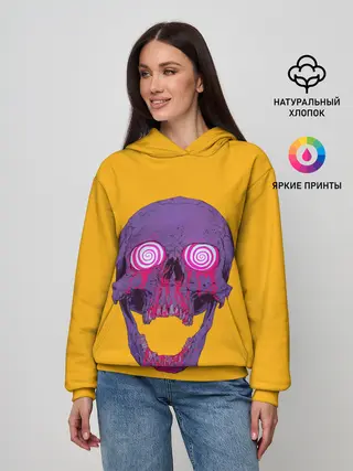 Женское худи / Гипно Череп