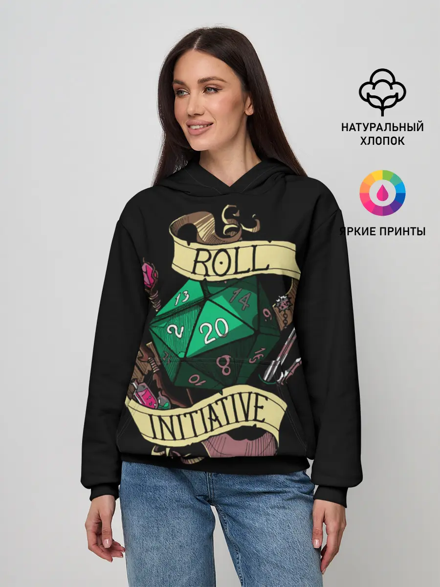 Женское худи / Roll 20