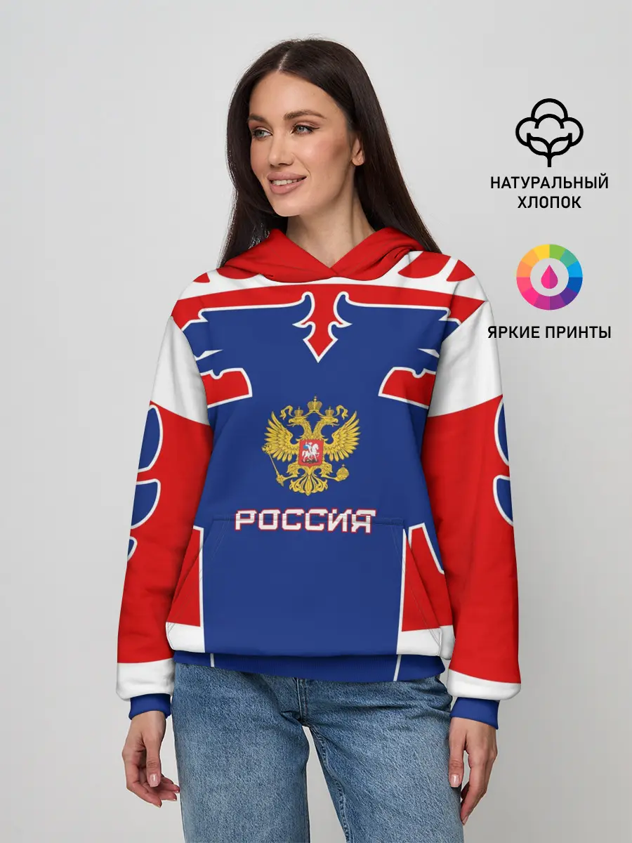 Женское худи / Русский хоккей