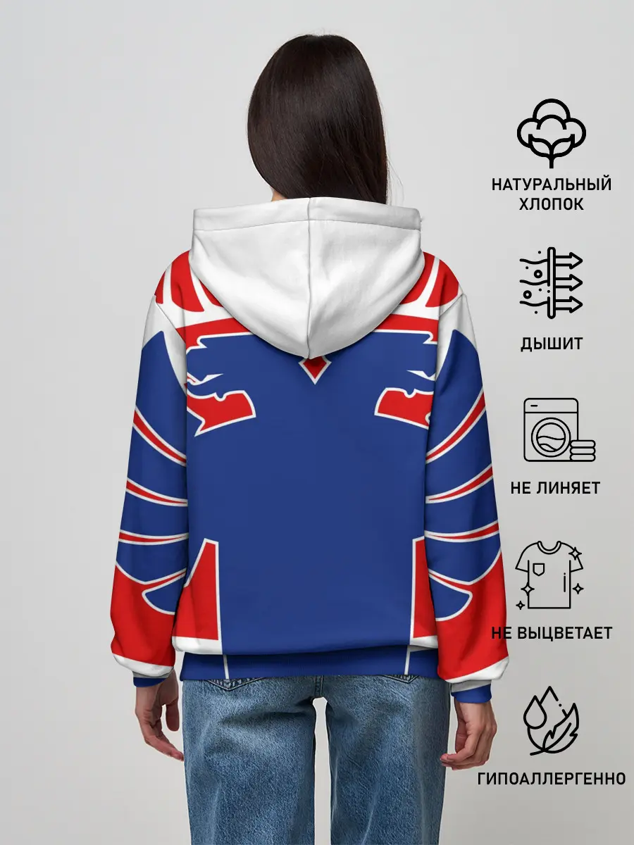 Женское худи / Русский хоккей
