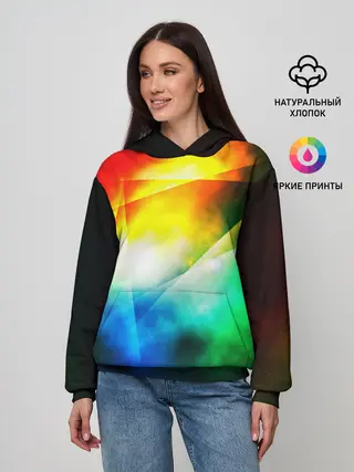 Женское худи / КРАСКИ КОСМОСА