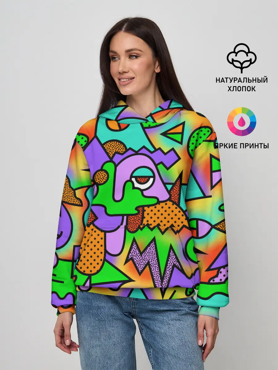 Женское худи / PSY GEOMETRY