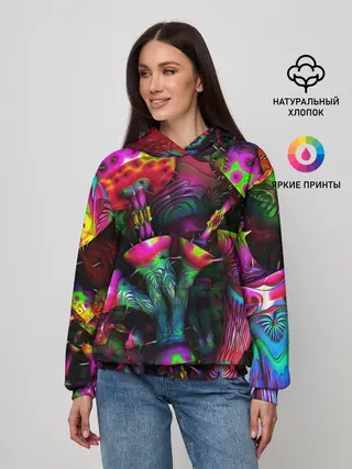 Женское худи / ПСИХОДЕЛИКА