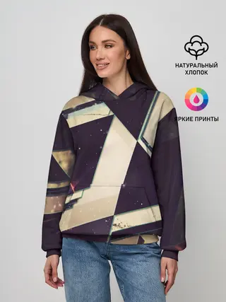 Женское худи / АБСТРАКЦИЯ КОСМОС