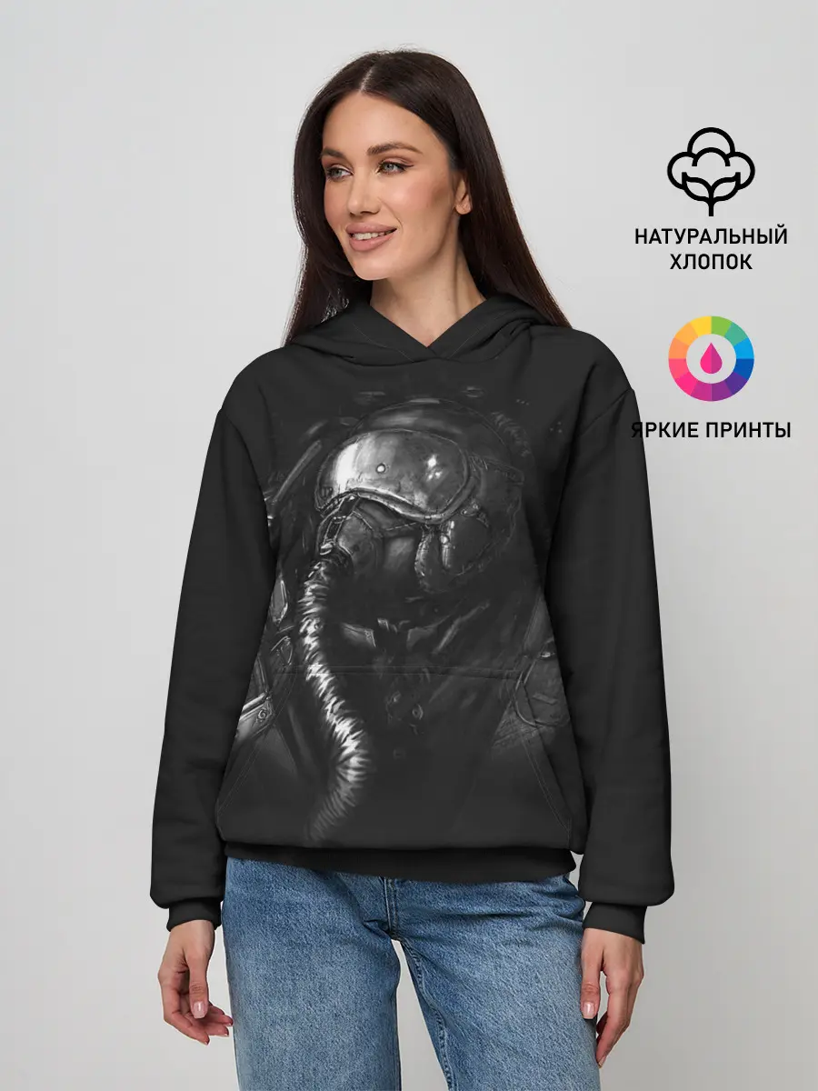 Женское худи / Чернозём - Пилот