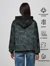 Женское худи / Turquoise Octagon