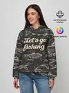 Женское худи / Lets go fishing