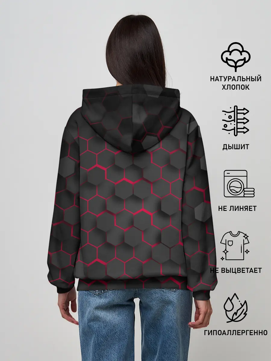 Женское худи / 3D БРОНЯ