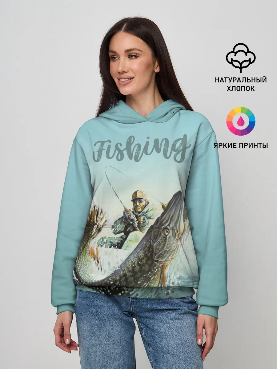 Женское худи / Fishing